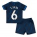 Chelsea Thiago Silva #6 Replika Babykläder Borta matchkläder barn 2023-24 Korta ärmar (+ Korta byxor)